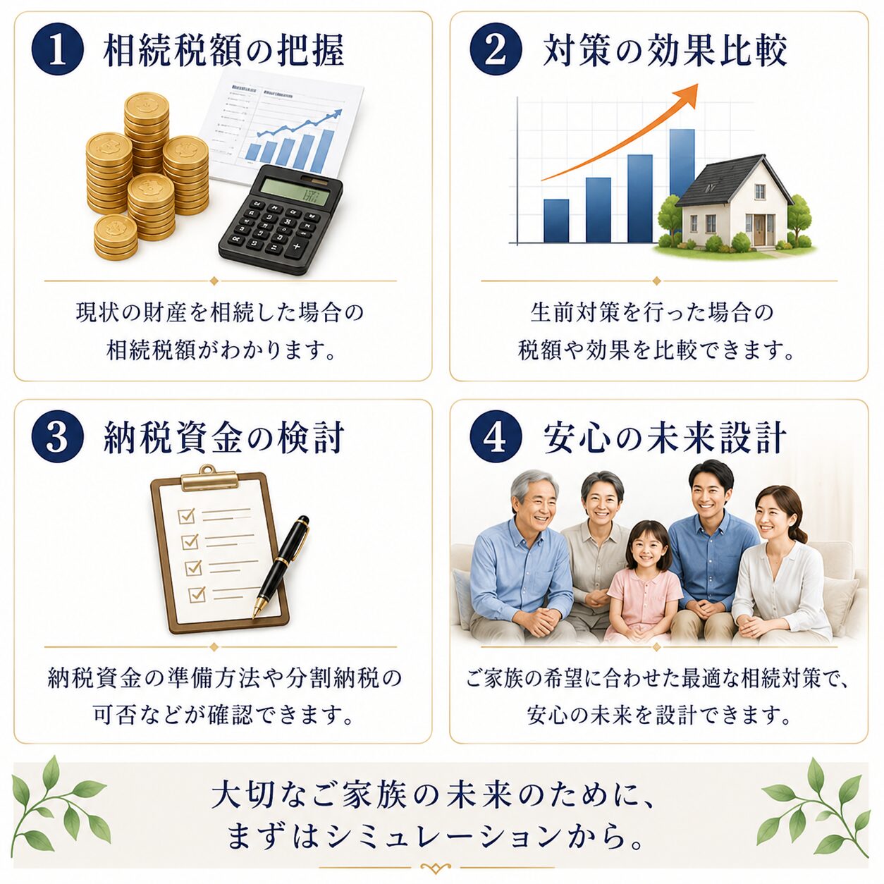 相続税シミュレーションの料金 神奈川県横浜市の税理士事務所